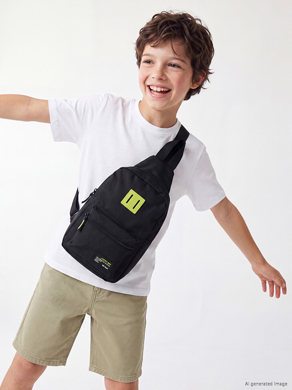 Boys' Backpack With Zipper Detail