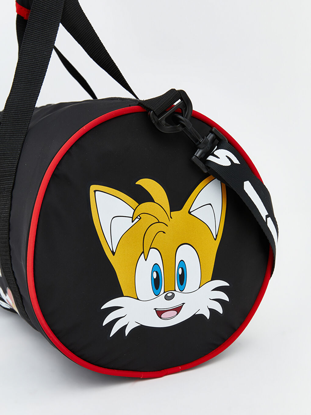 Siyah Sonic Baskılı Erkek Çocuk Spor Çantası-3