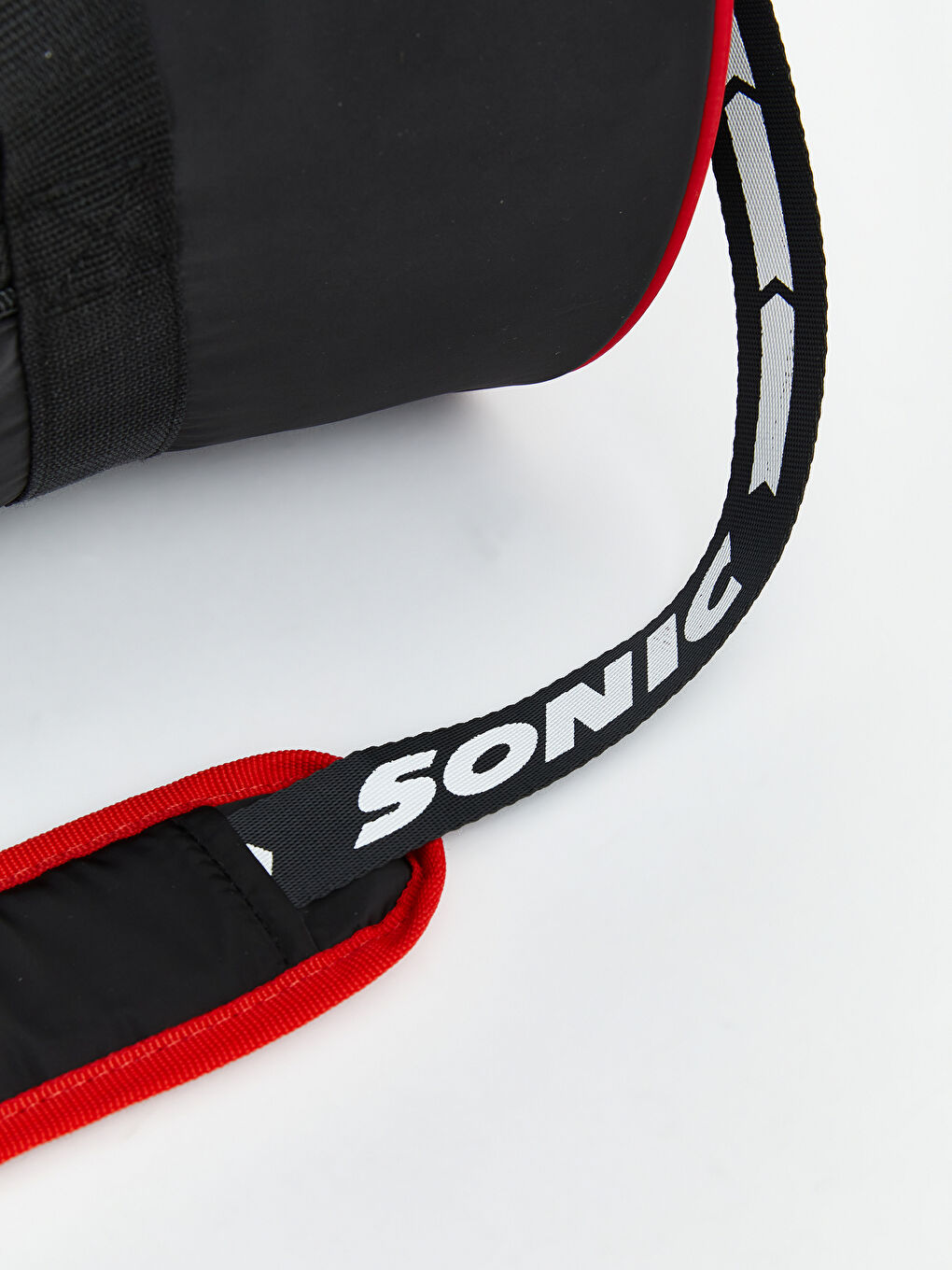 Siyah Sonic Baskılı Erkek Çocuk Spor Çantası-5