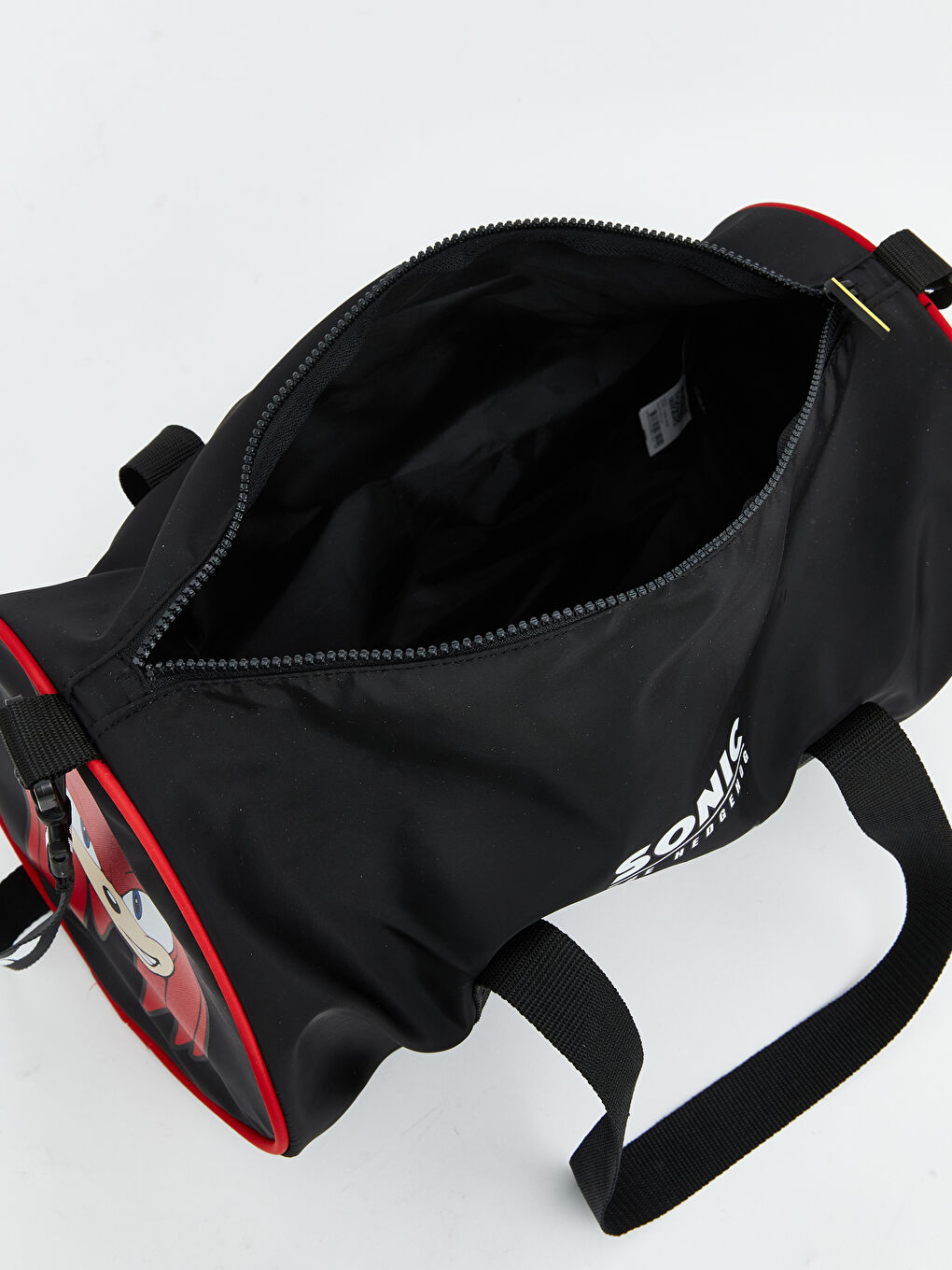 Siyah Sonic Baskılı Erkek Çocuk Spor Çantası-6