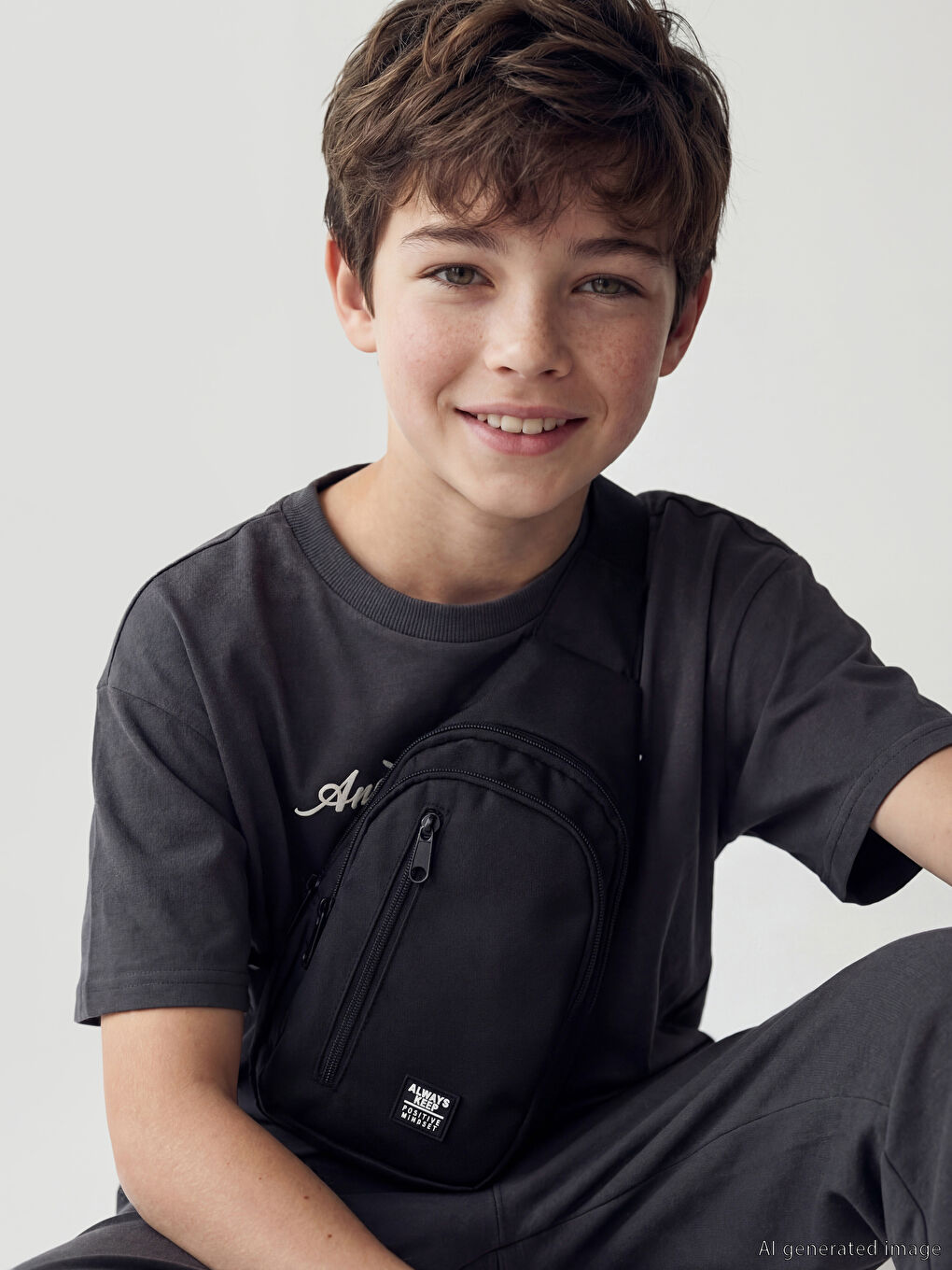 حقيبة ظهر للأولاد بسحاب تفصيلي