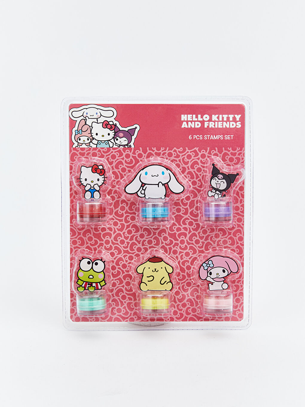 Hello Kitty Figürlü 6 Parça Damga Seti