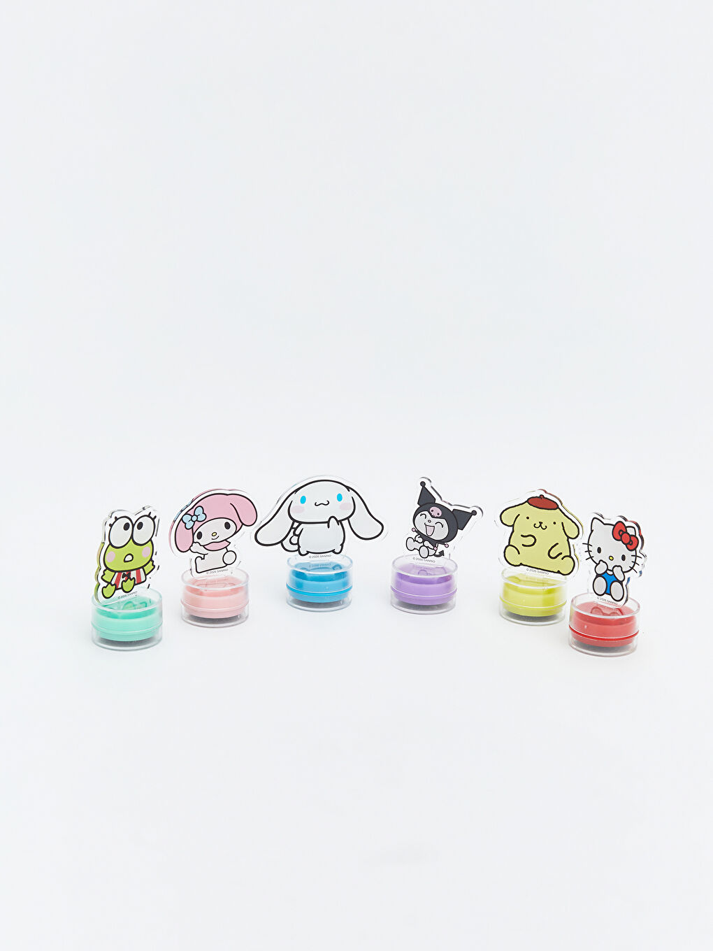 Hello Kitty Figürlü 6 Parça Damga Seti-1