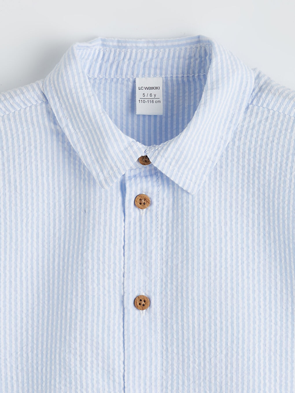 Mavi Çizgili Erkek Çocuk Şortlu Takım-2