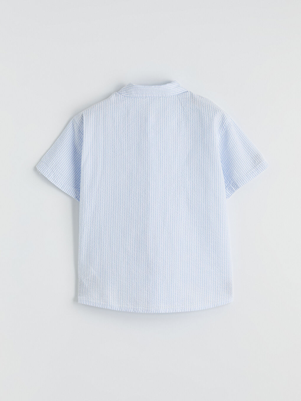 Mavi Çizgili Erkek Çocuk Şortlu Takım-3