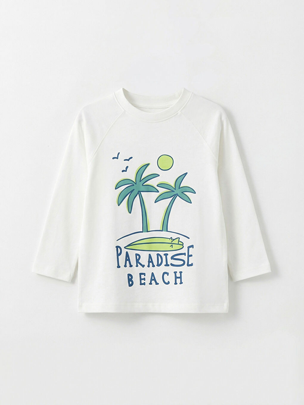 Beyaz Baskılı Erkek Çocuk Mayo Takımı-1