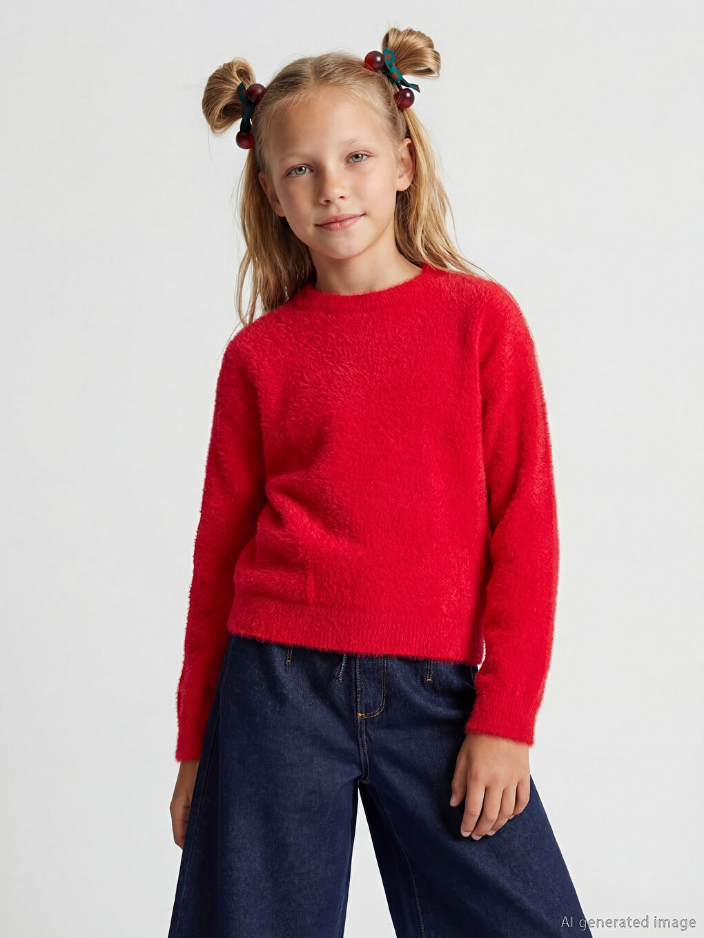 Cherry Charm Hair Clip Set for Girls - Set of 2-1