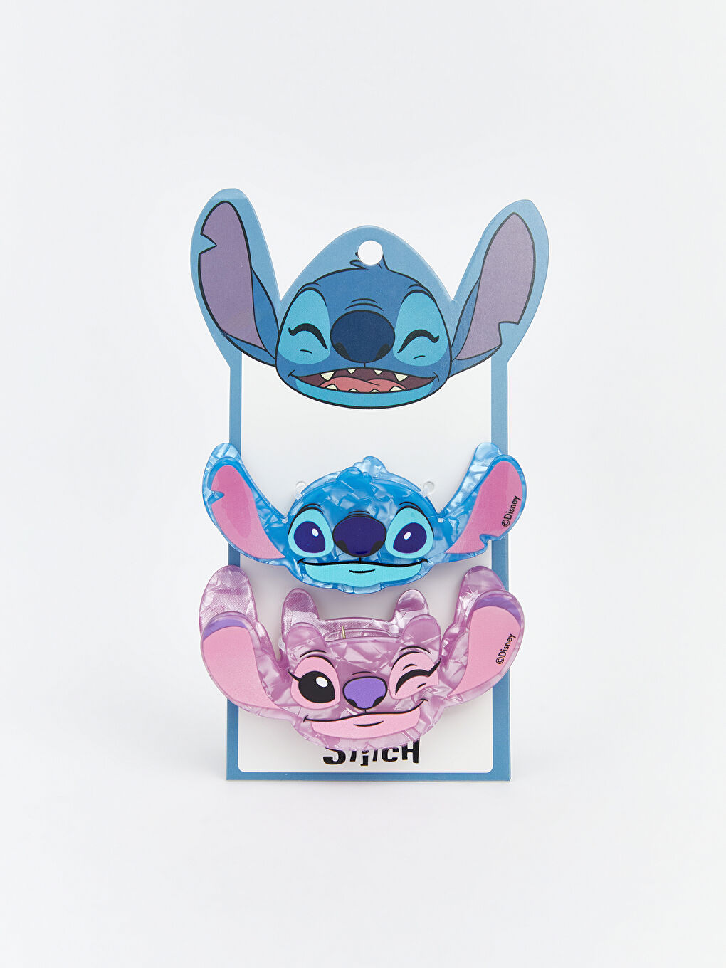 Karışık Stitch Figürlü Kız Çocuk Toka Seti 2'li