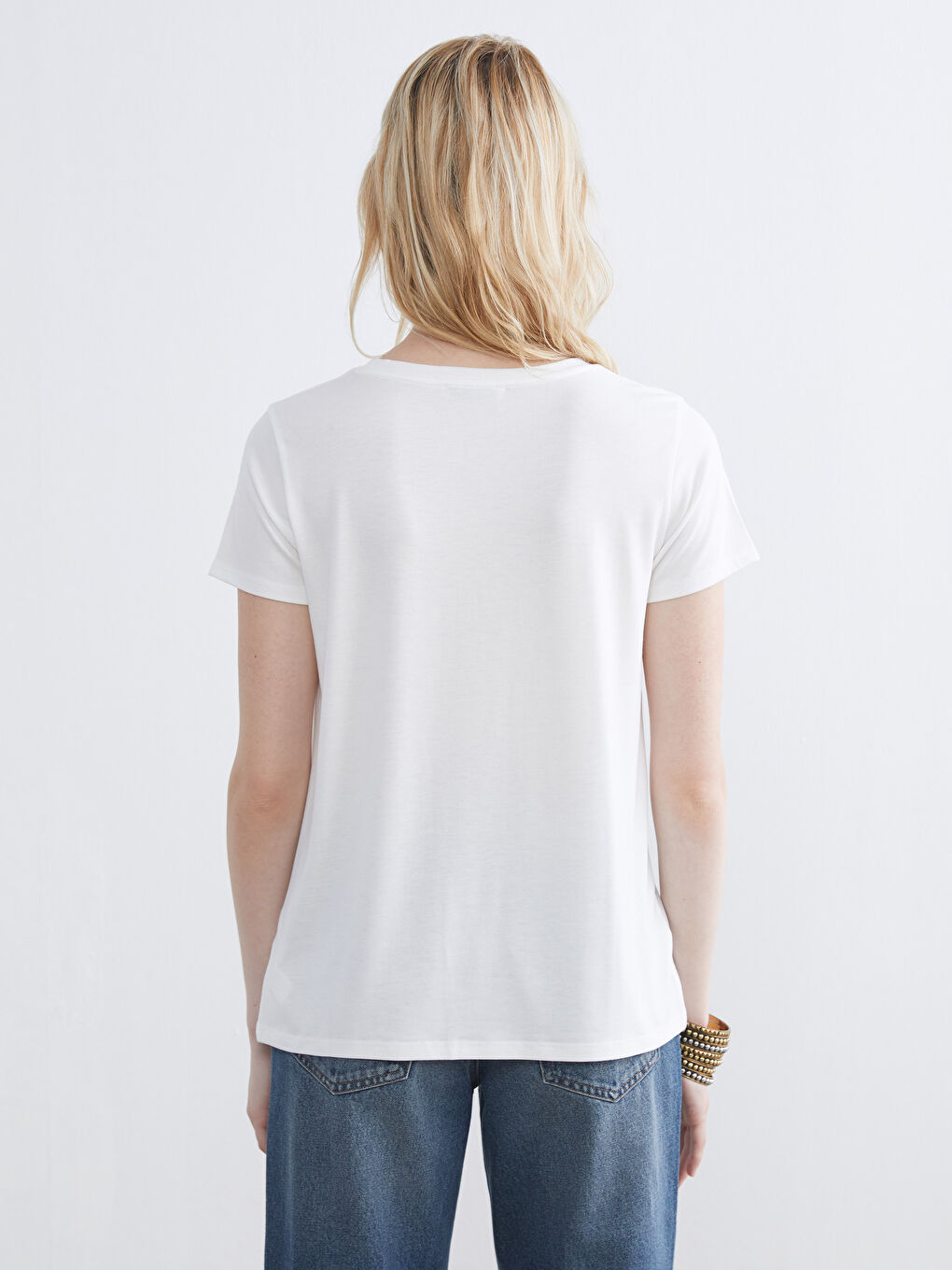 Leopard Print Crew Neck Tee-3