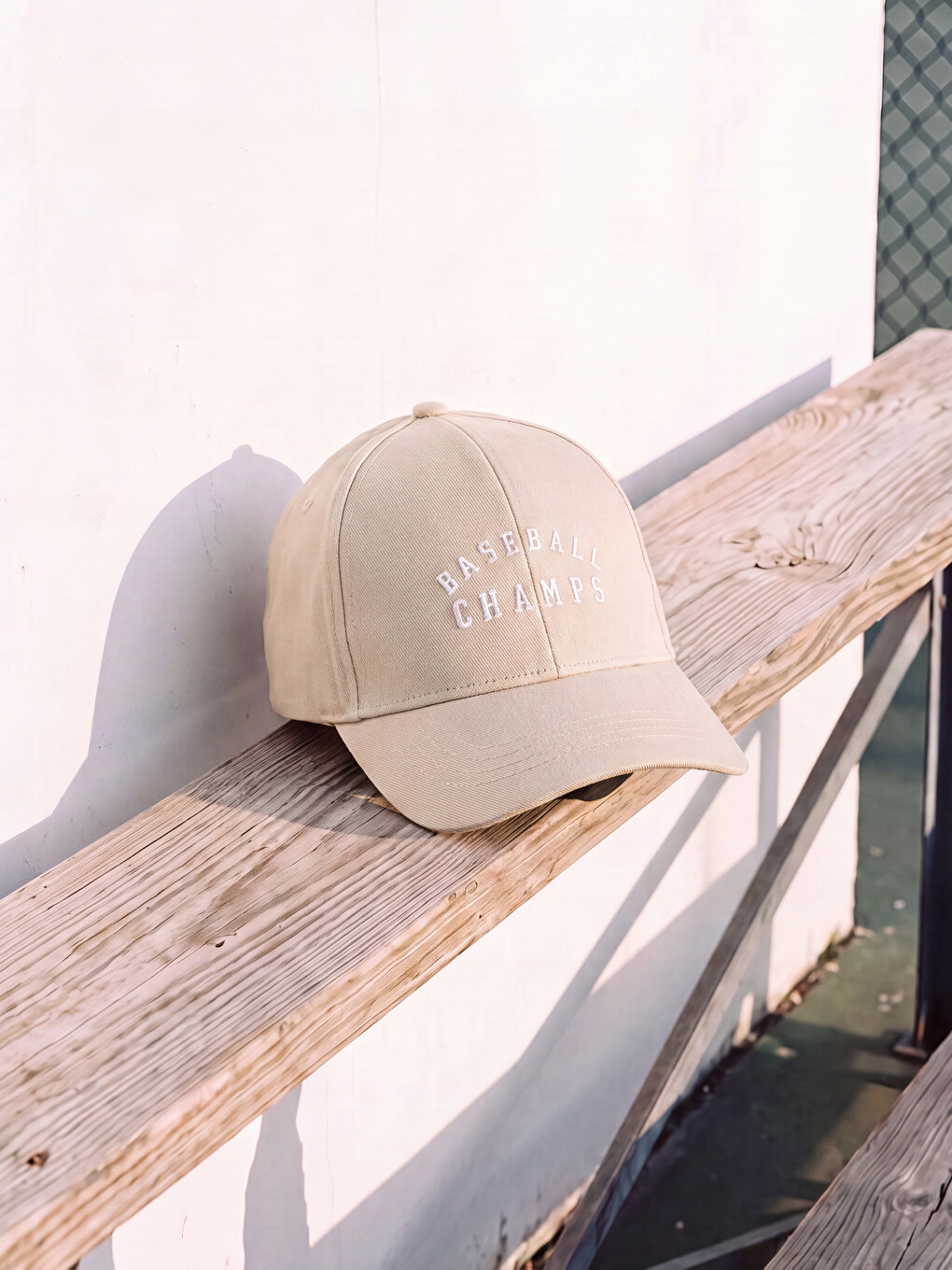 Embroidered Lettering Cap For Boys