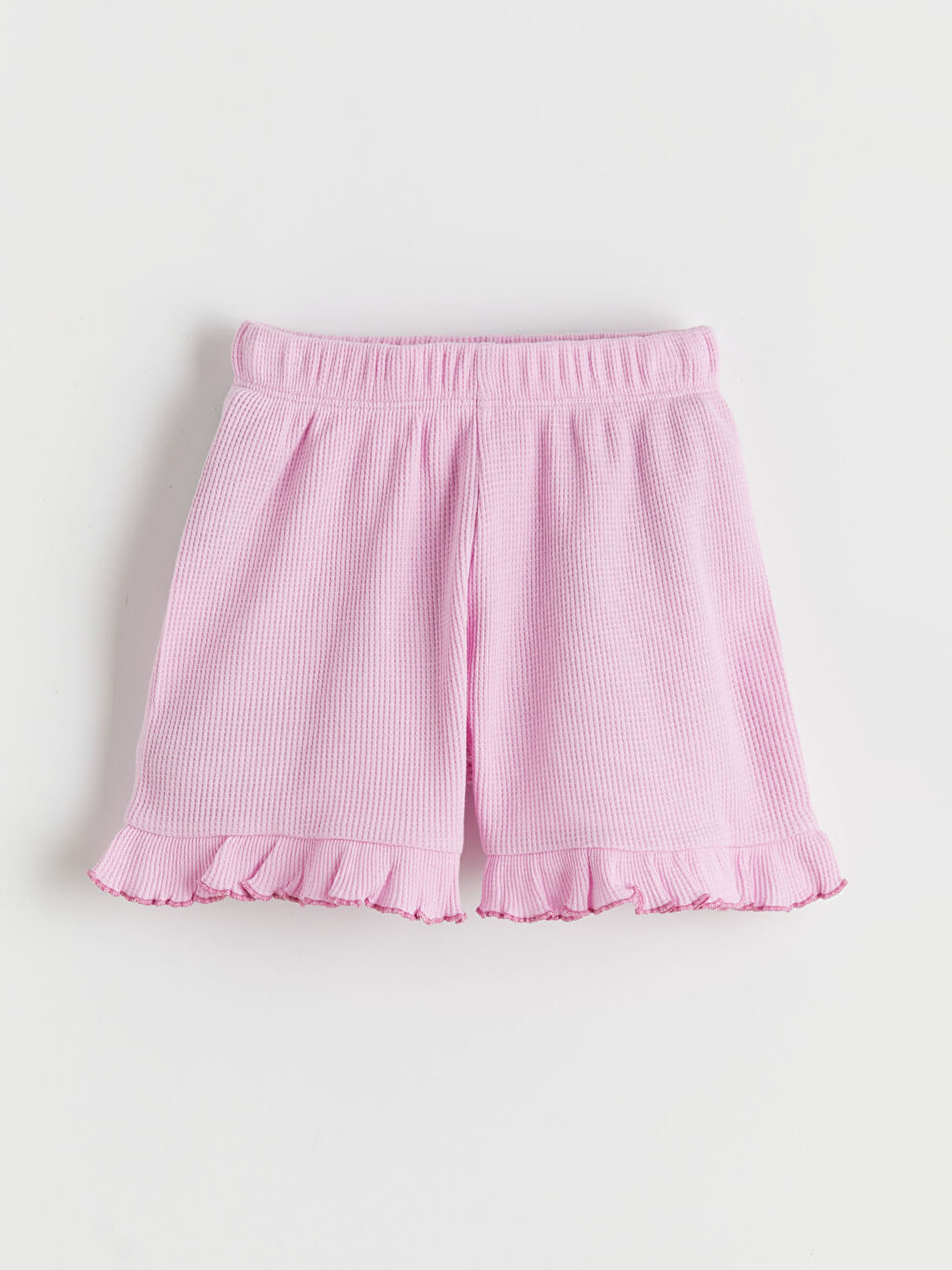 Dečije šortseve sa elastičnim pojasom i volanima, pakovanje od 2 komada-1