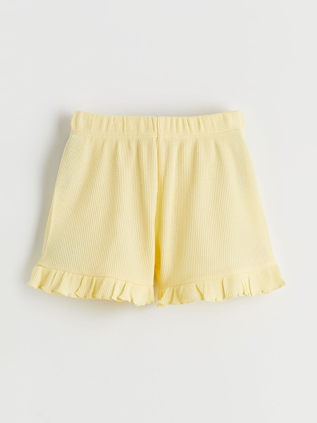 Dečije šortseve sa elastičnim pojasom i volanima, pakovanje od 2 komada-3