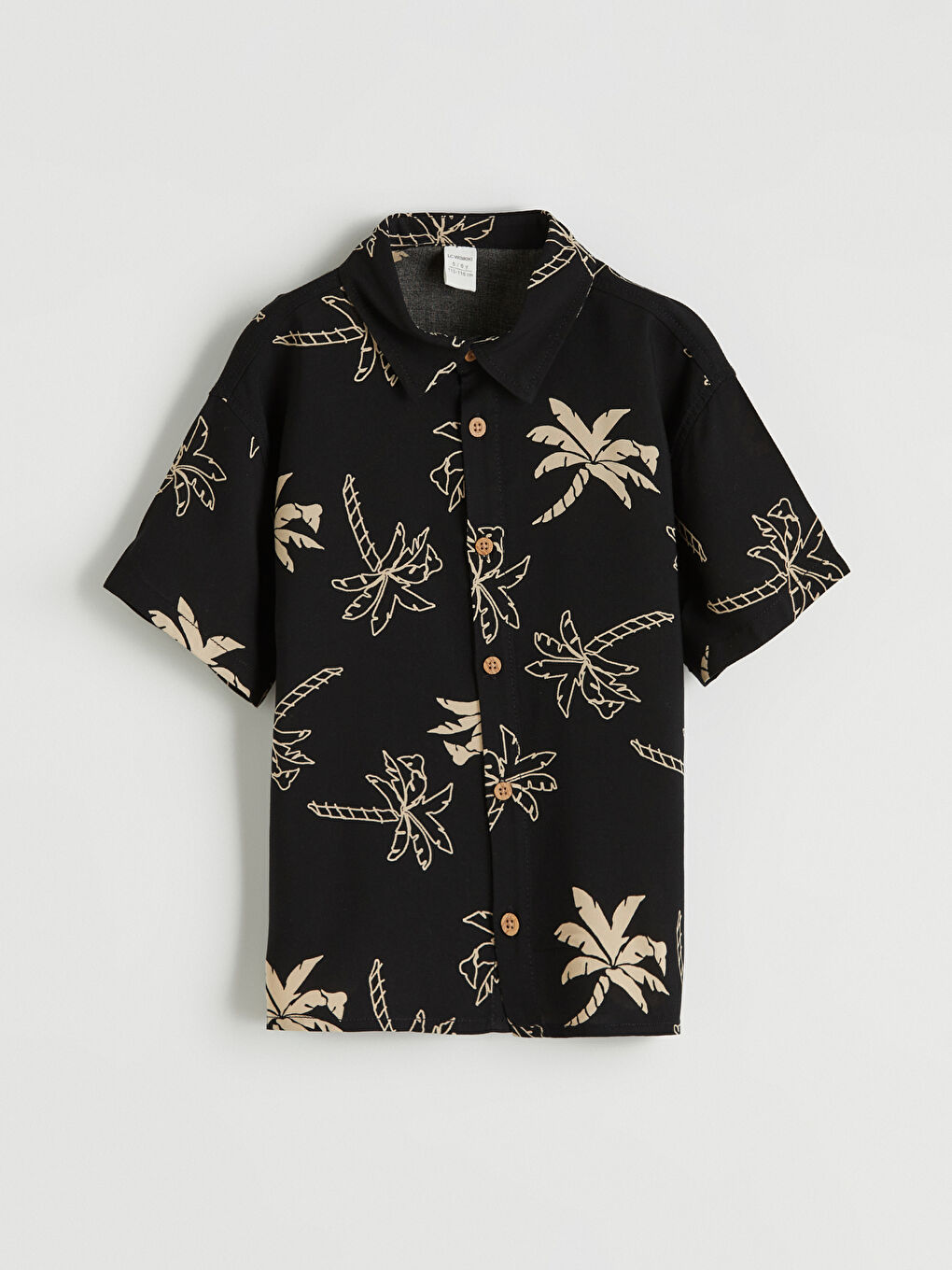 Узорчатая рубашка и шорты для мальчика-малыша-1