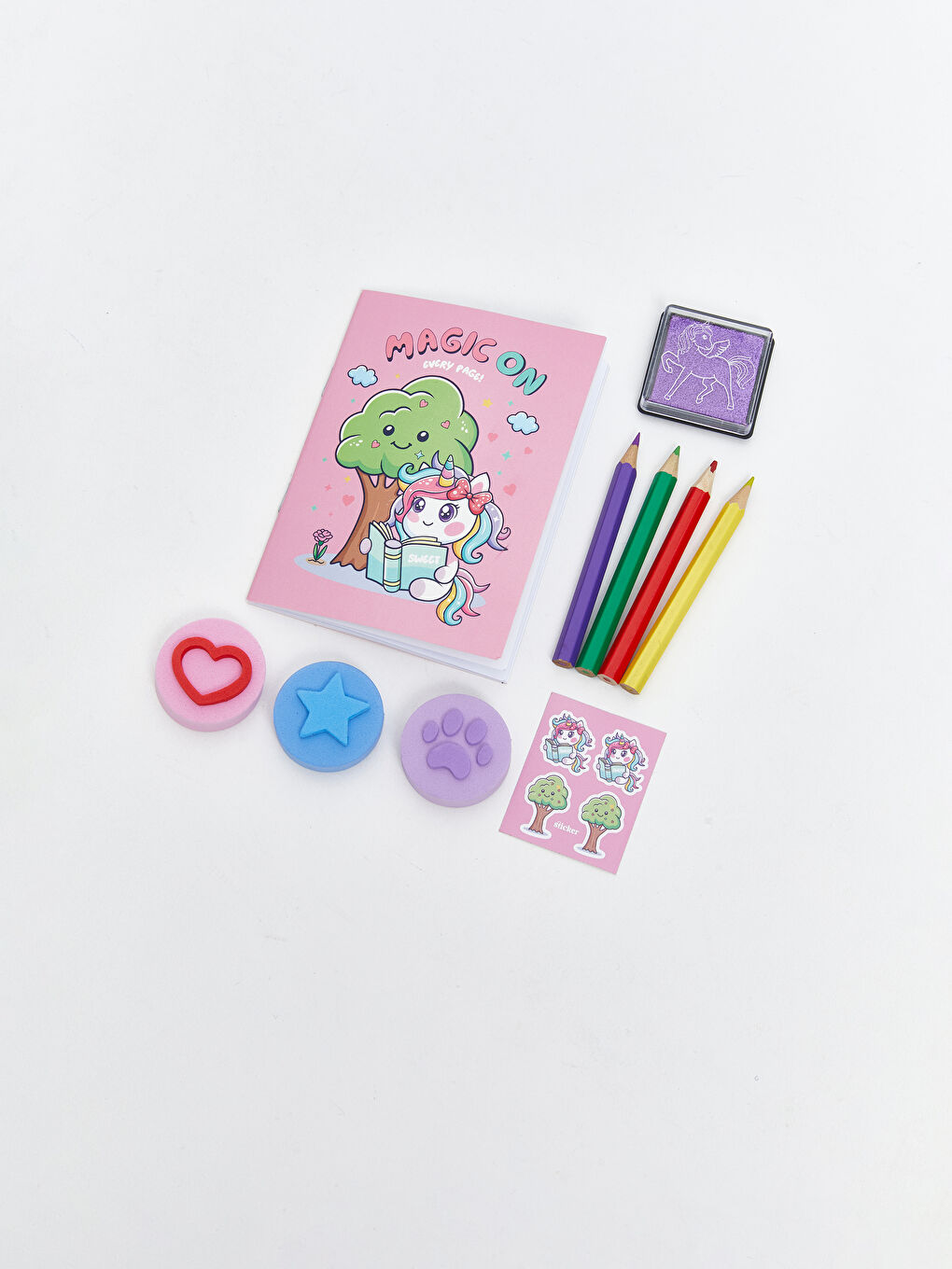 Kız Çocuk Boyama Seti-4