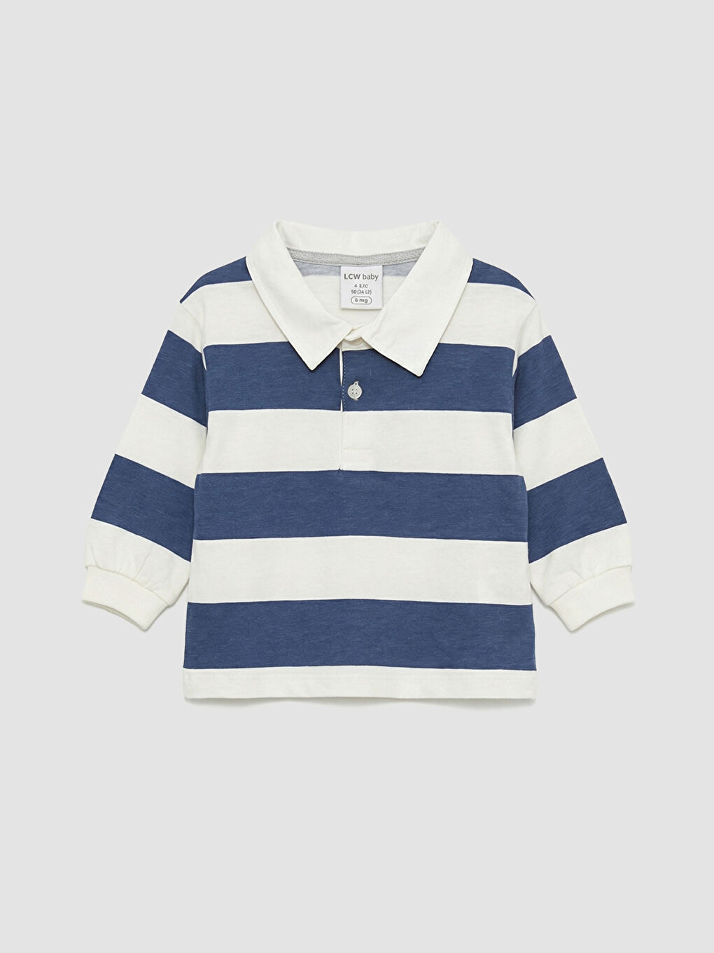 Ekru Erkek Bebek Polo Yaka Tişört ve Pantolon-1