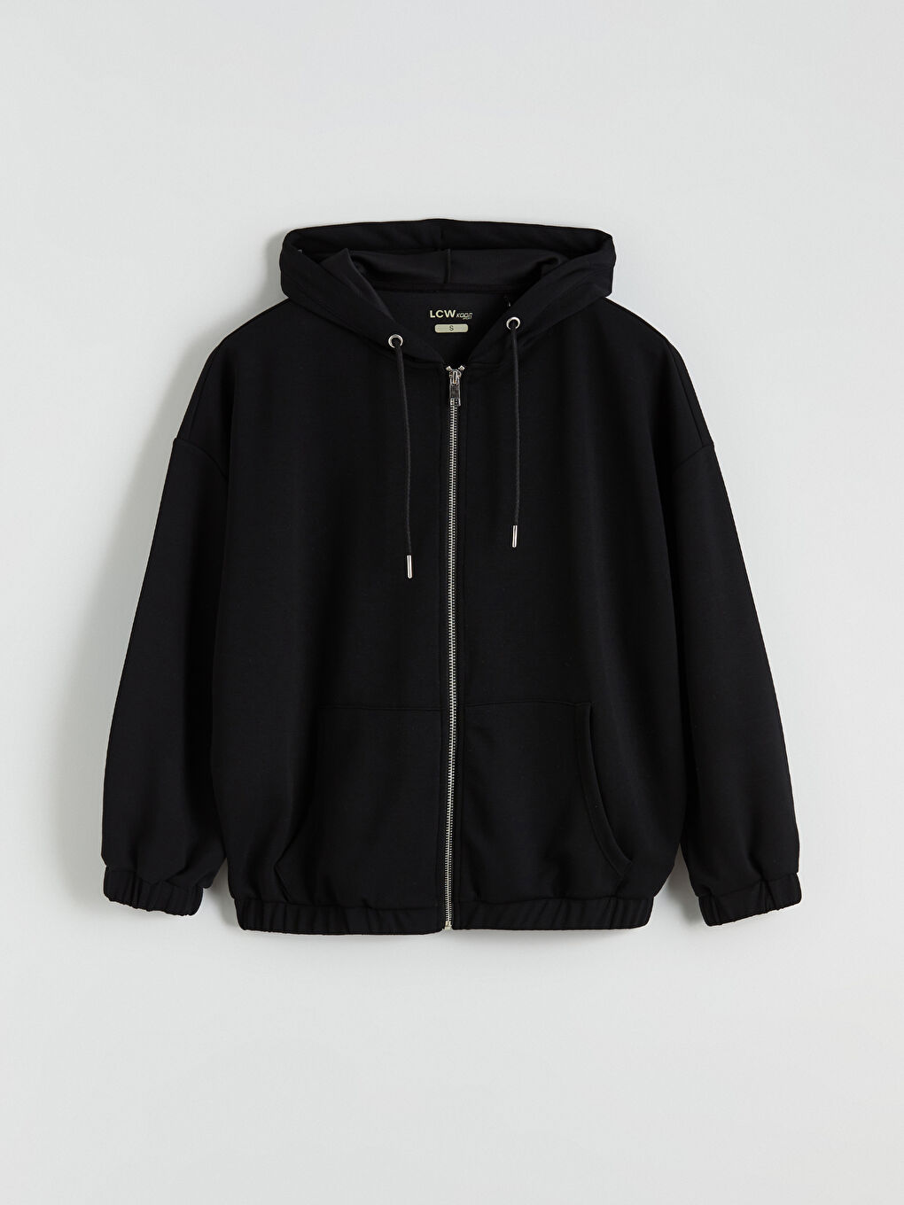 CRNA Dukserica sa rajsferšlusom Žena-4