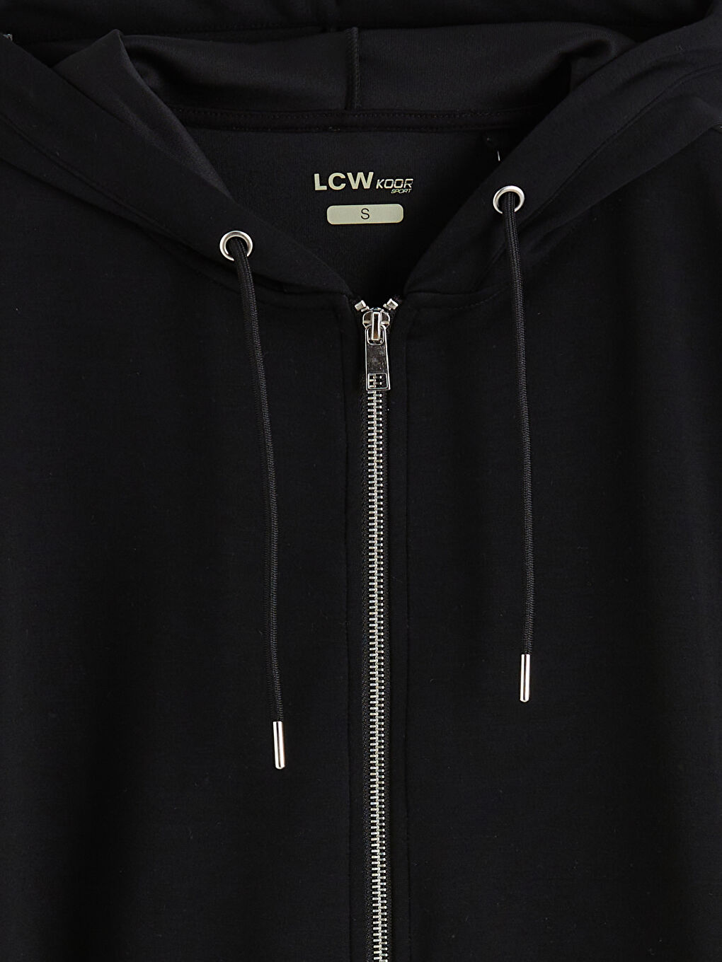 CRNA Dukserica sa rajsferšlusom Žena-5