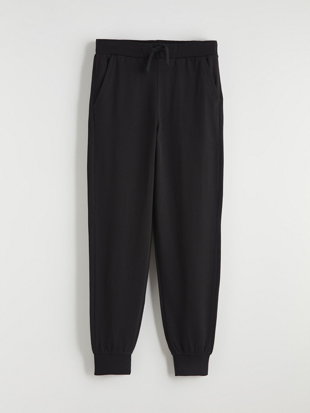 Siyah Beli Lastikli Erkek Çocuk Jogger Eşofman Altı