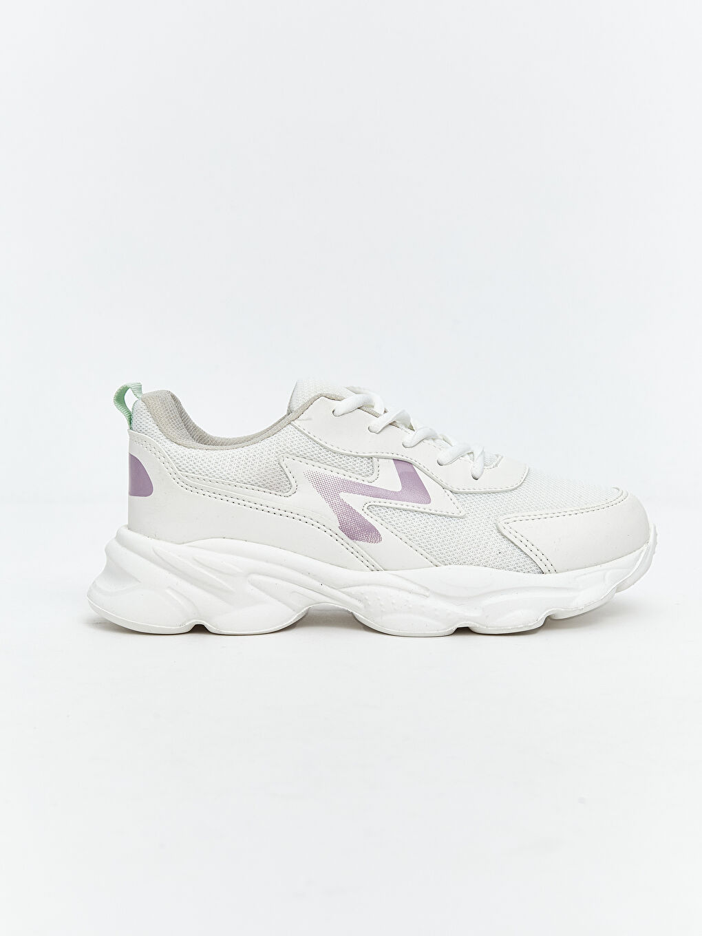 Gri Bağcık ve Cırt Cırtlı Kız Çocuk Spor Ayakkabı-1