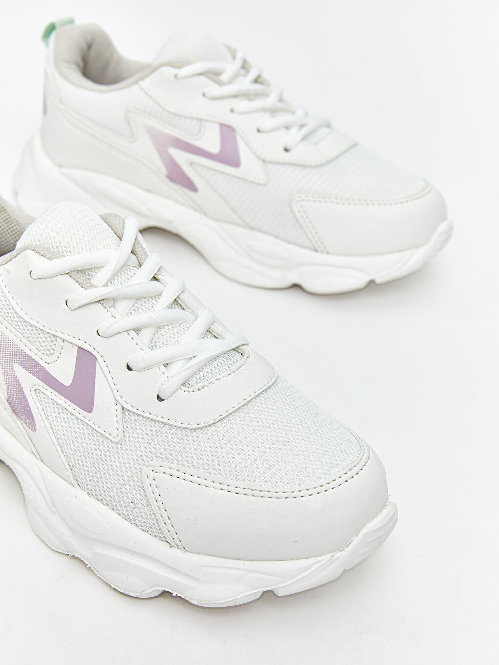 Gri Bağcık ve Cırt Cırtlı Kız Çocuk Spor Ayakkabı-2