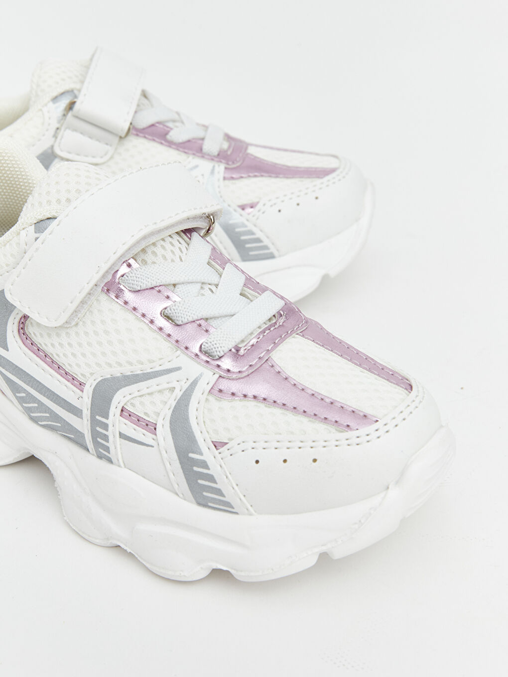 Beyaz Rahat Tabanlı Kız Çocuk Spor Ayakkabı-2