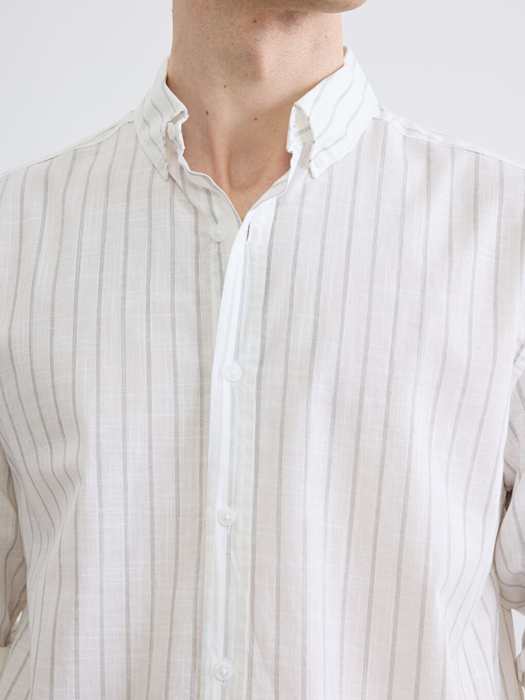 მამაკაცები კრემისფერი პერანგი-2