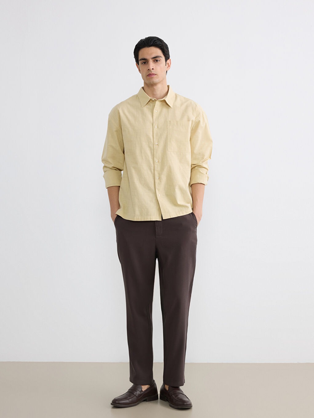 Muška oksford košulja regularnog kroja-1