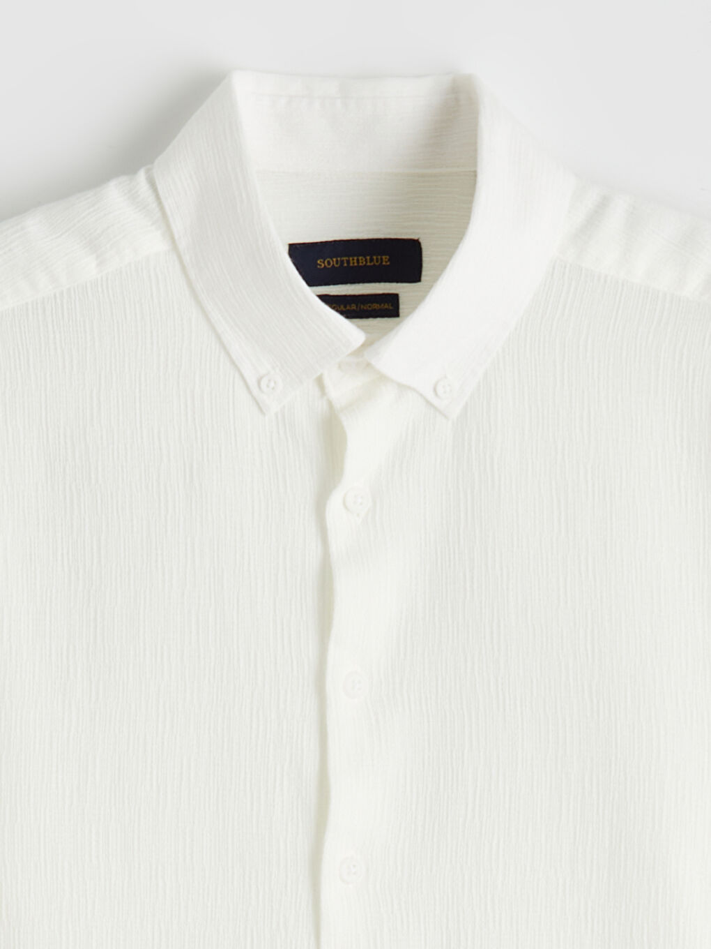 Ekru Regular Fit Erkek Gömlek-1