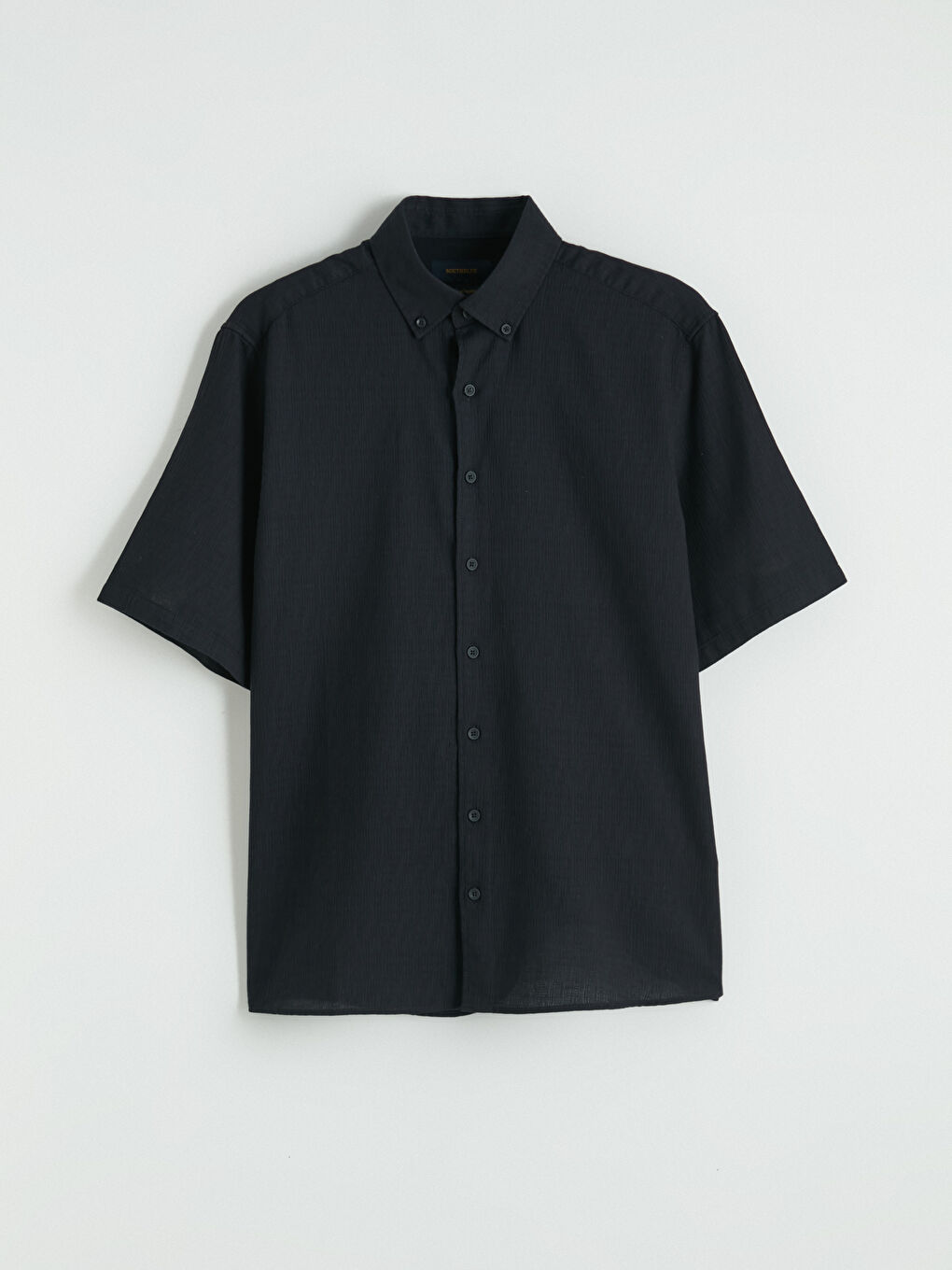 Regular Fit Crinkle Men's Shirt-4