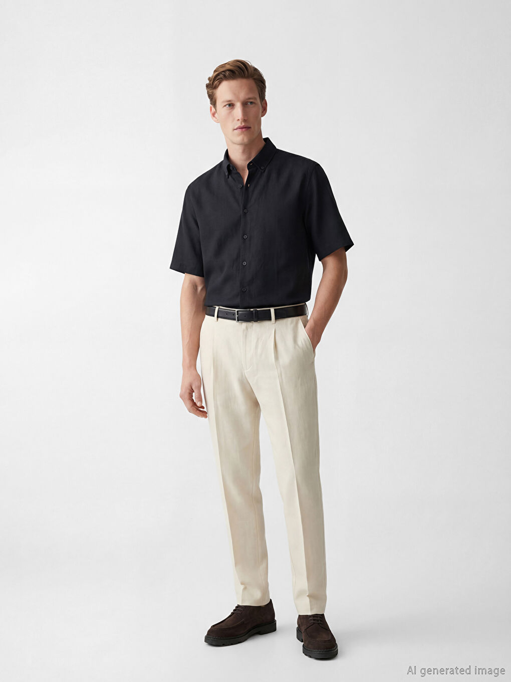 Regular Fit Crinkle Men's Shirt-1