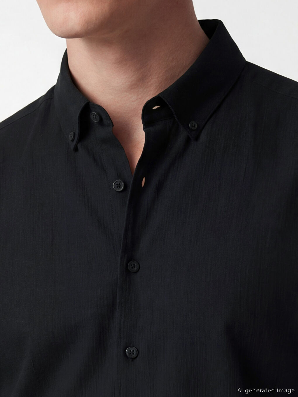 Regular Fit Crinkle Men's Shirt-2