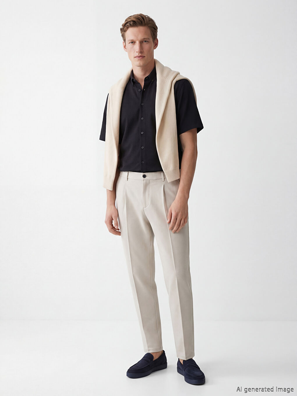 Siyah Regular Fit Erkek Gömlek