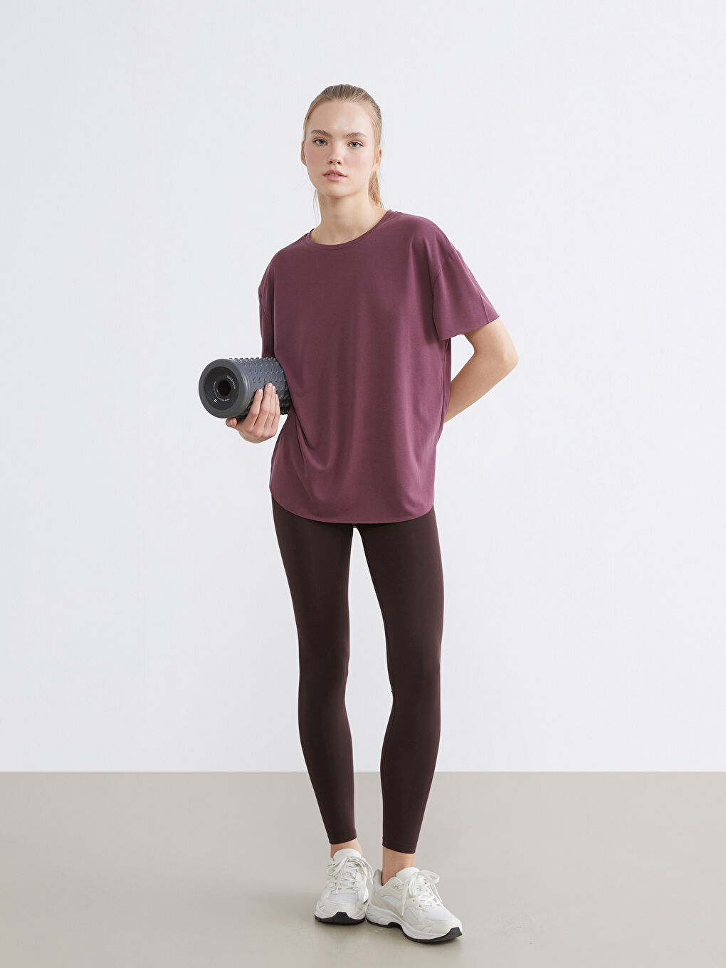 Κολάν Active για γυναίκες με ελαστική ζώνη μέσης