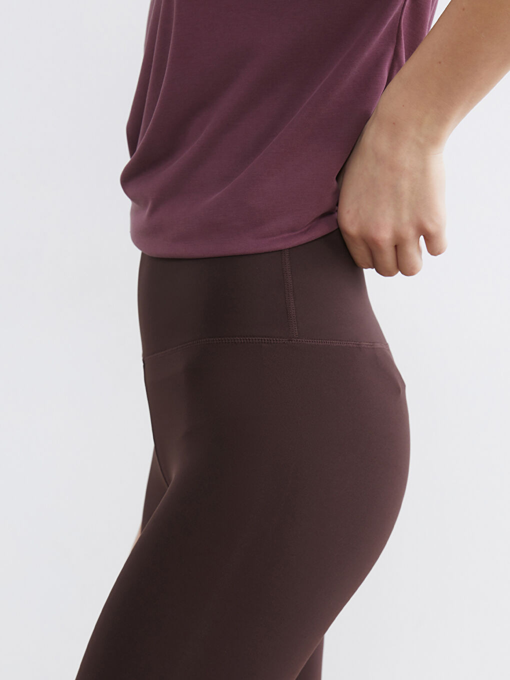 Κολάν Active για γυναίκες με ελαστική ζώνη μέσης-2