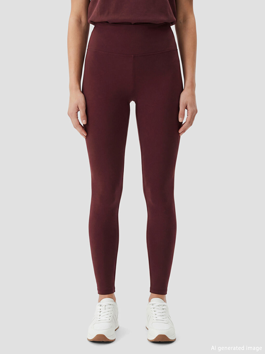 Κολάν Active για γυναίκες με ελαστική ζώνη μέσης-1