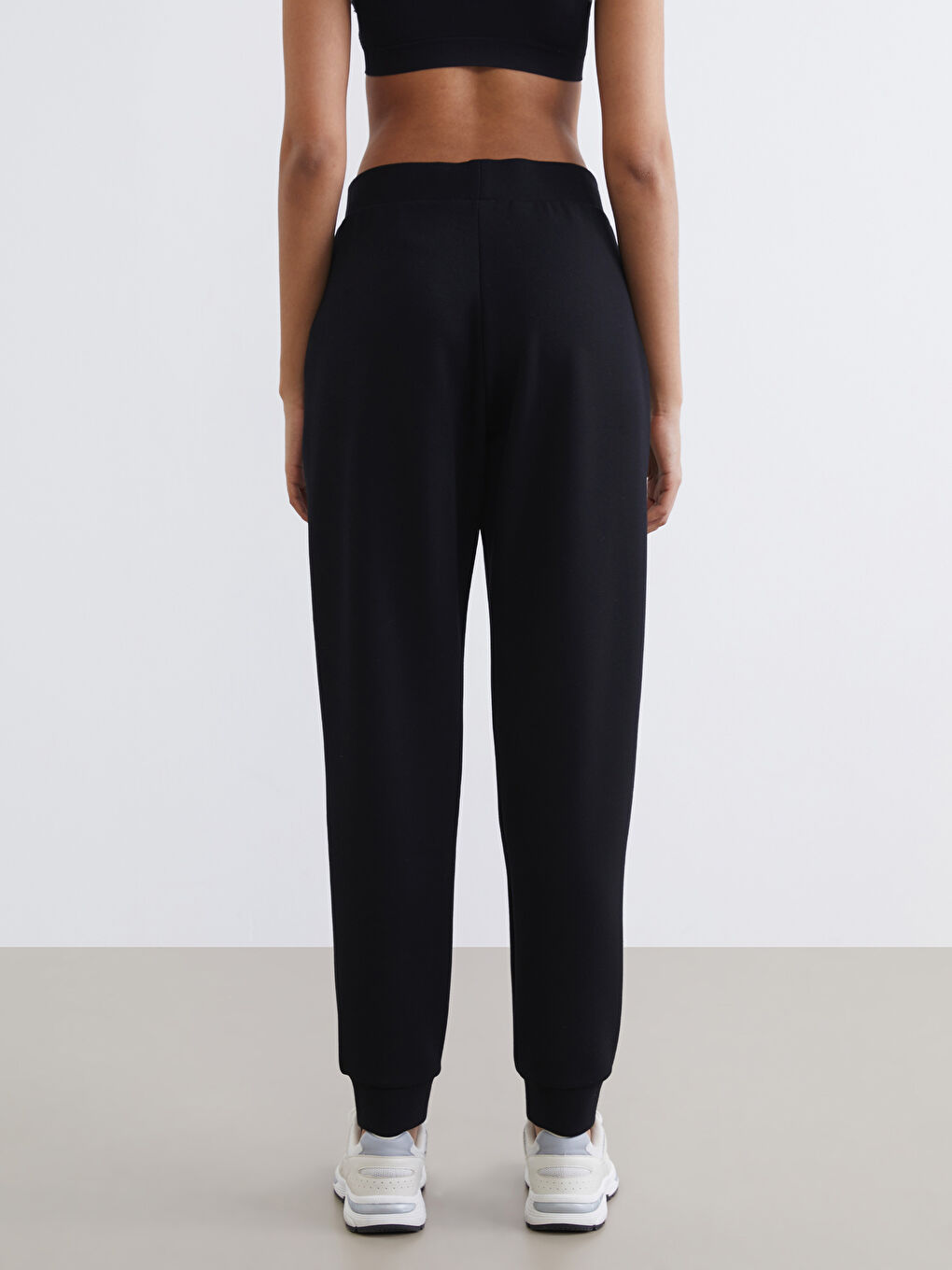 Γυναίκα ΜΑΥΡΟ Φούτερ Joggers-3