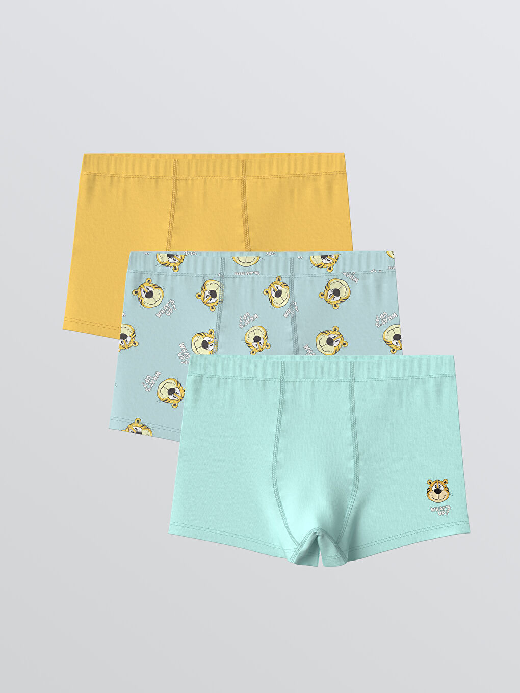 Boys' Printed Boxer Shorts - Set of Three