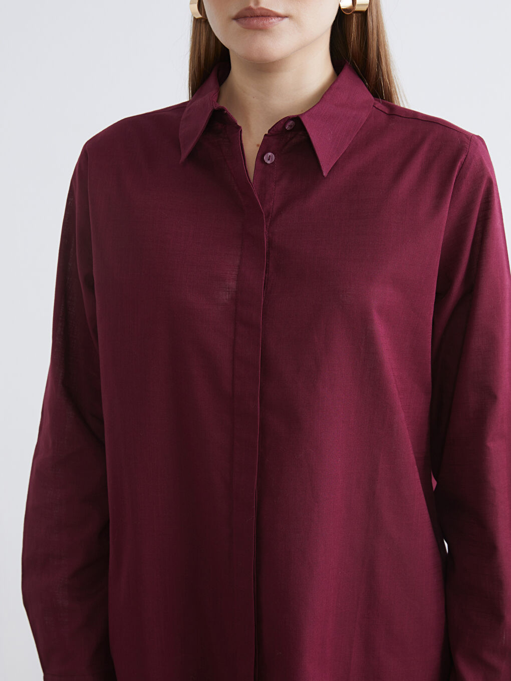 ქალთა რეგულარული მორგების პერანგი-ტუნიკა-3