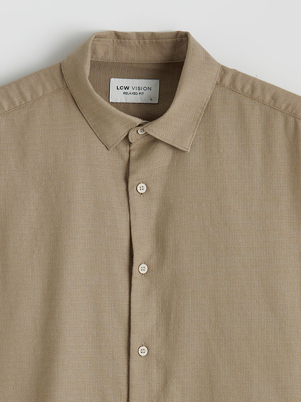 Regular Fit Dobby Shirt-5