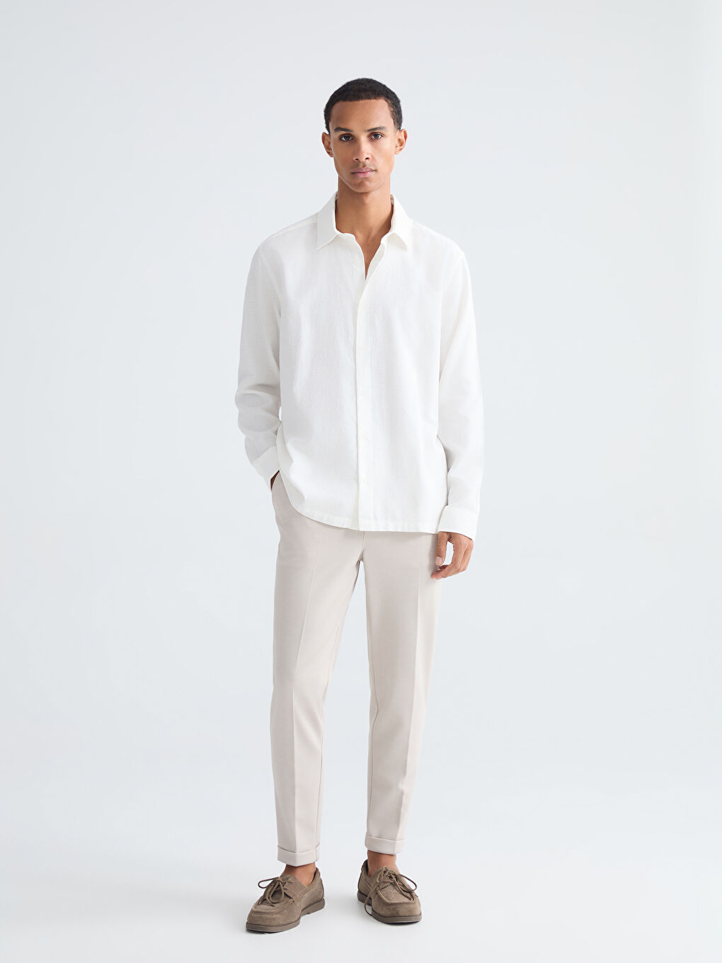 Ерлер сұрғыштау-қою сары Жейде-1