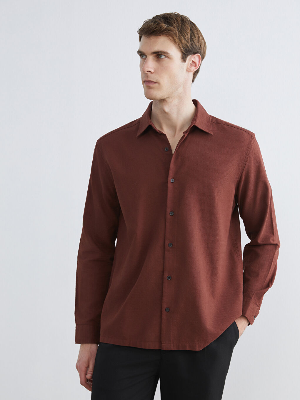 Regular Fit Dobby Shirt