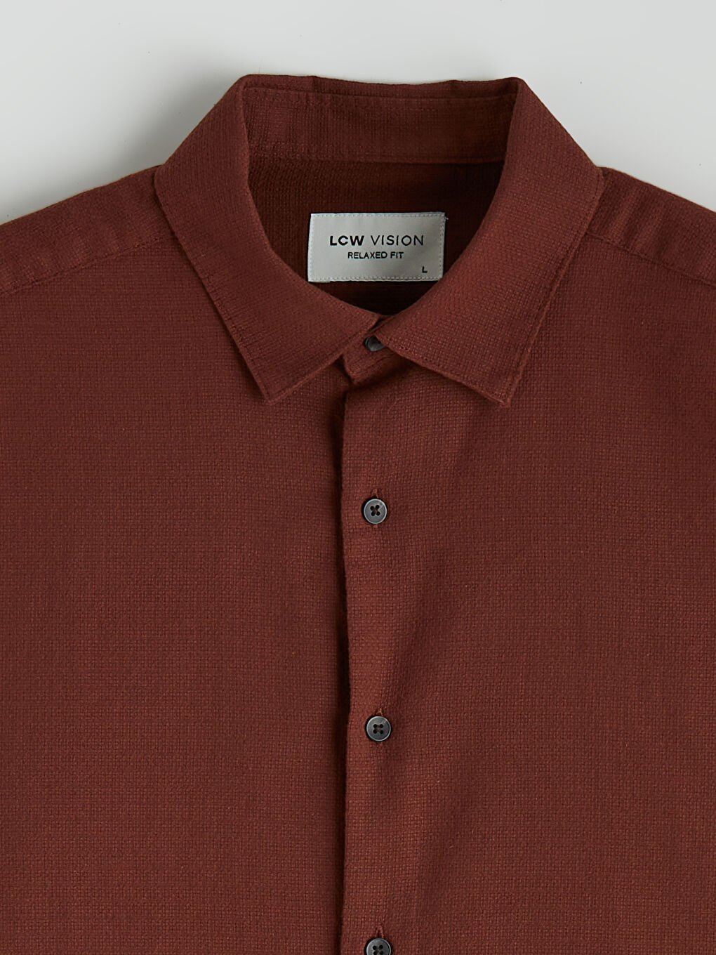 Regular Fit Dobby Shirt-5