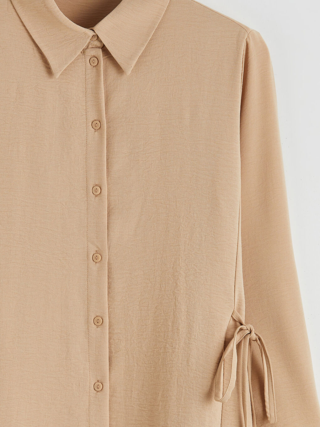 تونيك قميص بيج امرأة-5