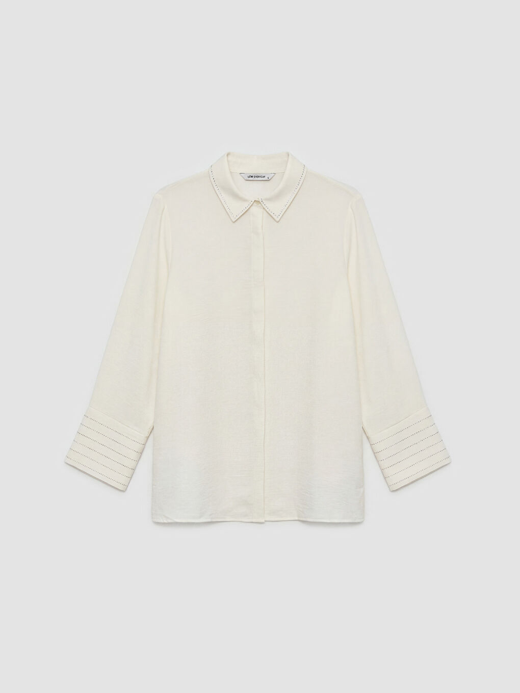 تونيك قميص أبيض امرأة