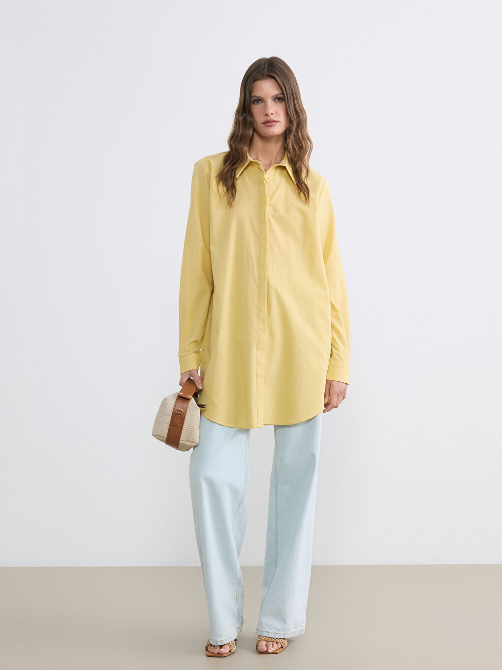 Woman YELLOW Shirt Tunic-1