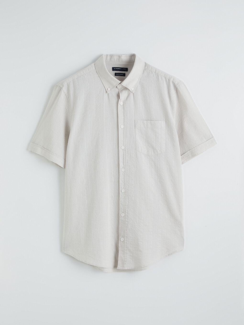 Regular Fit Dobby Men's Shirt-4