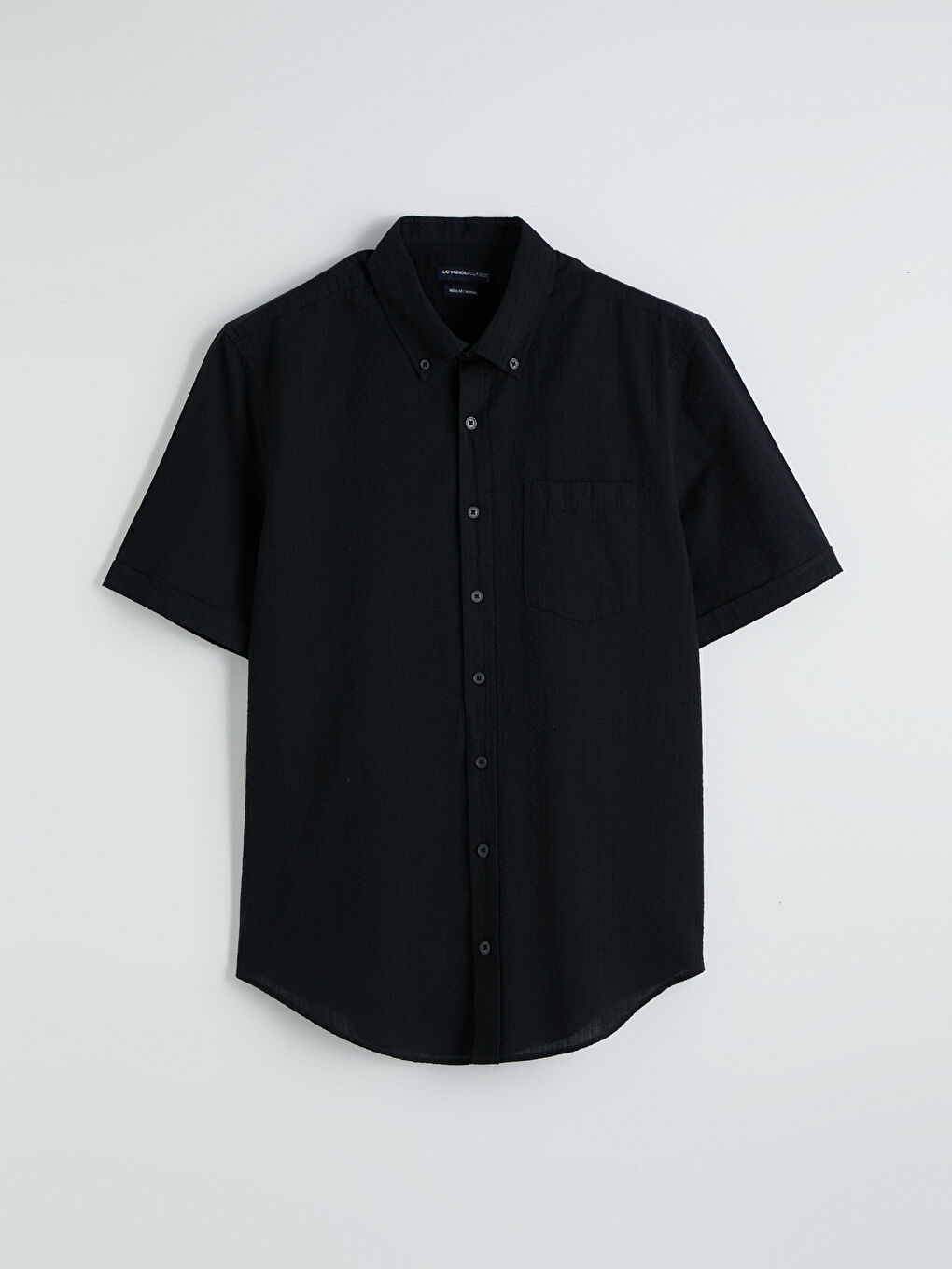 Regular Fit Dobby Men's Shirt-4
