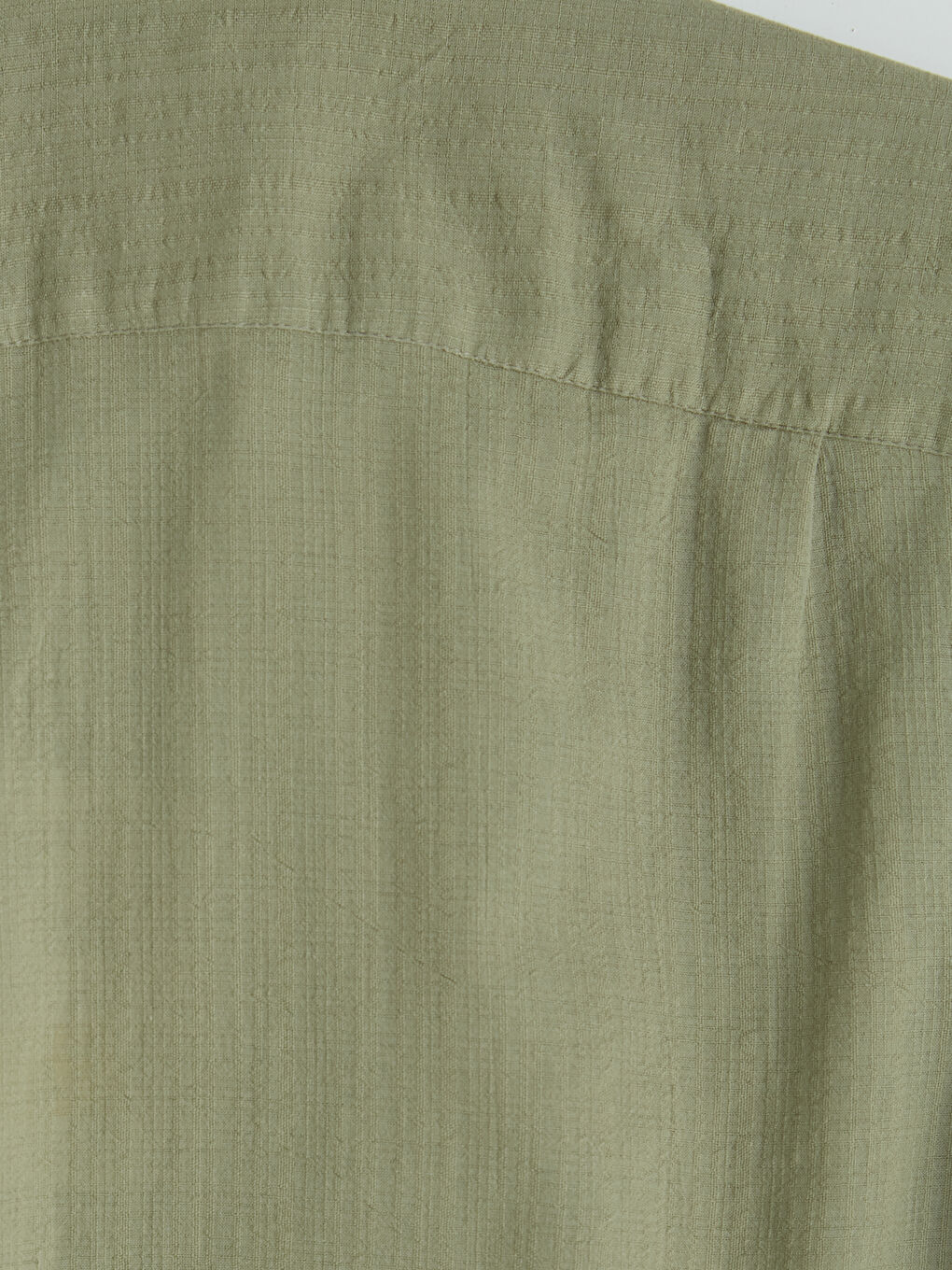 Yeşil Regular Fit Armürlü Erkek Gömlek-3