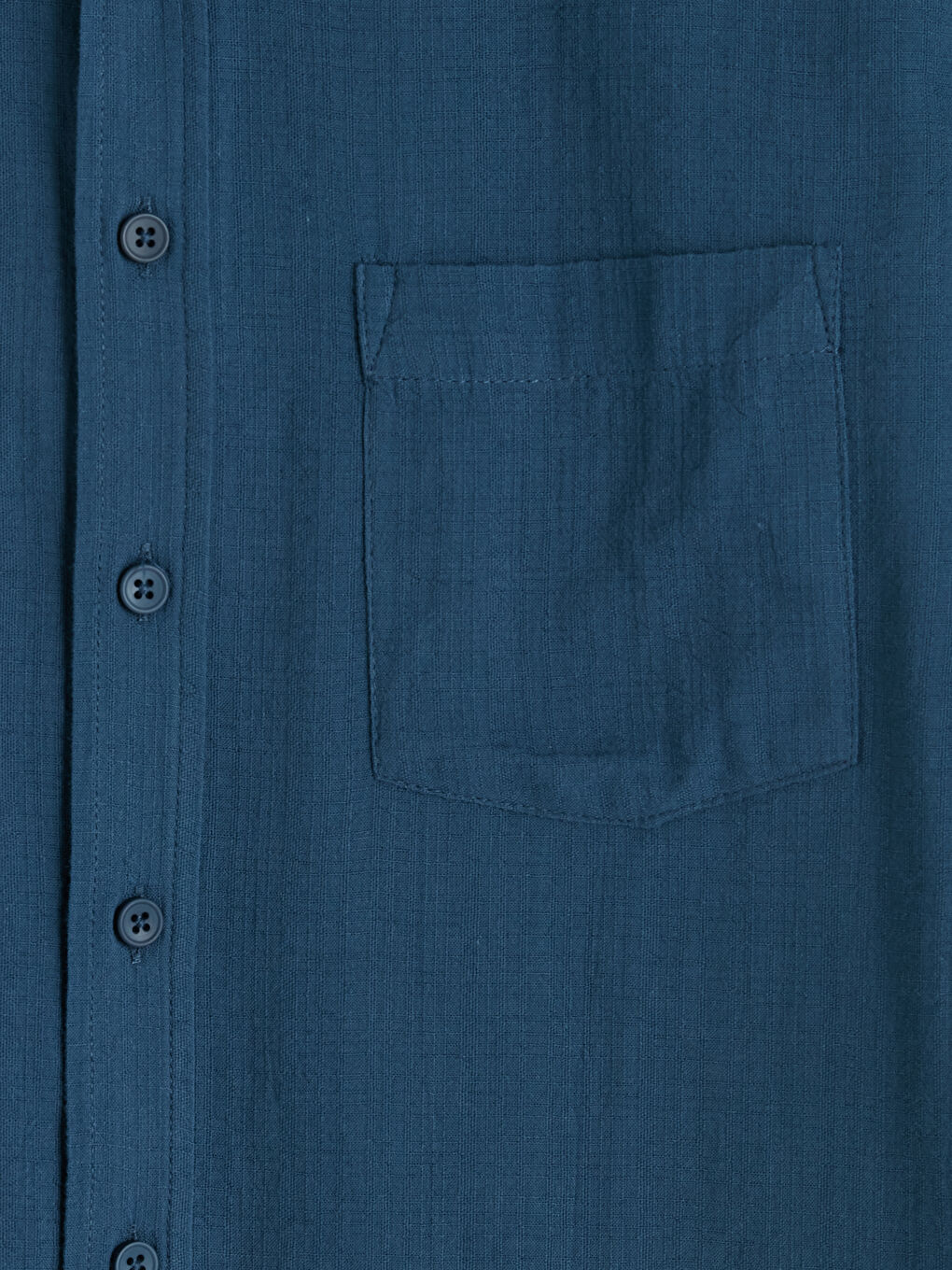 İndigo Regular Fit Armürlü Erkek Gömlek-2