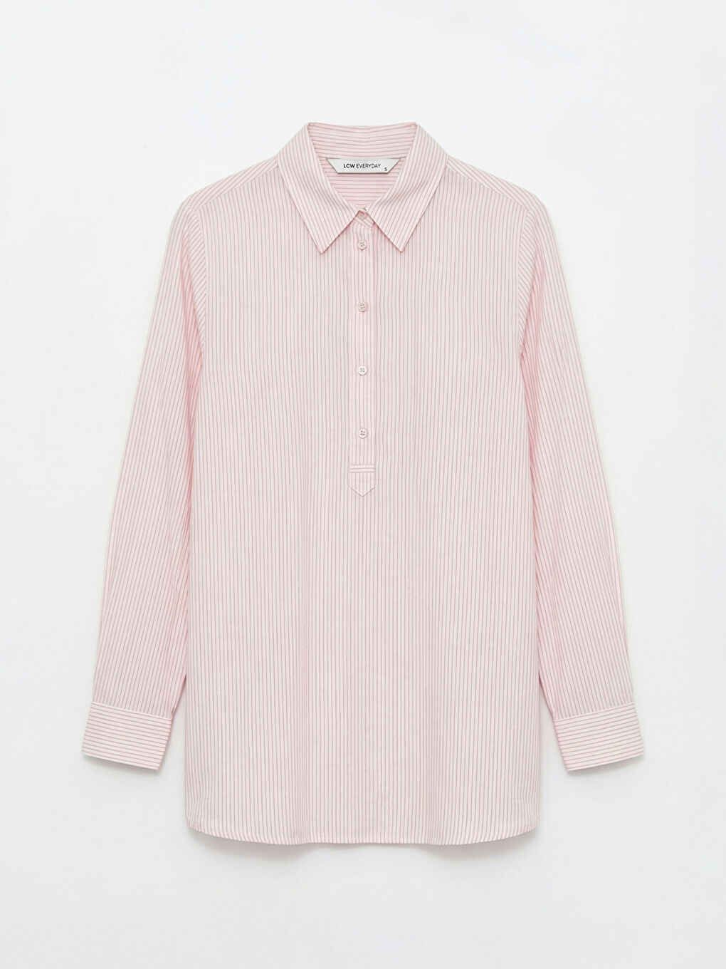 ქალი ვარდისფერი პერანგი ტუნიკა-4